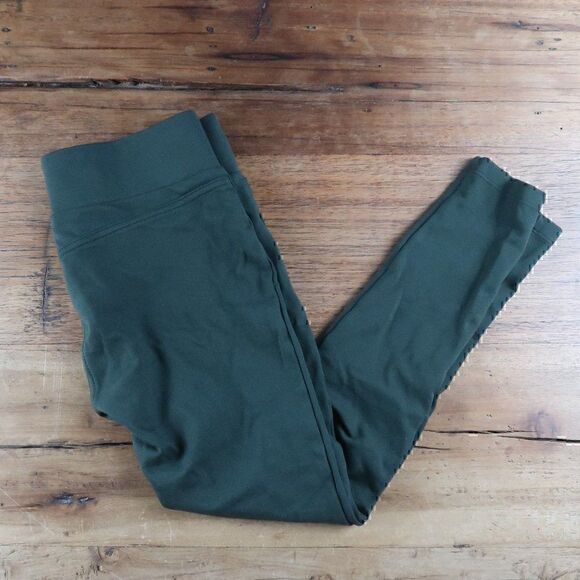LOFT PETITES GREEN FASHION LEGGINGS OFFICE CASUAL SIZE XSP - Picture 1 of 7